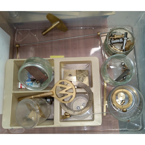 149 - A kit built brass 'rolling ball' clock with fusee movement (requires completion)