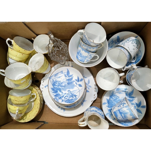 46 - A selection of bone china tea sets