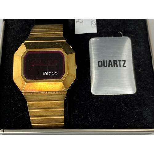 342 - A gents 'Imado' quartz watch, in original box