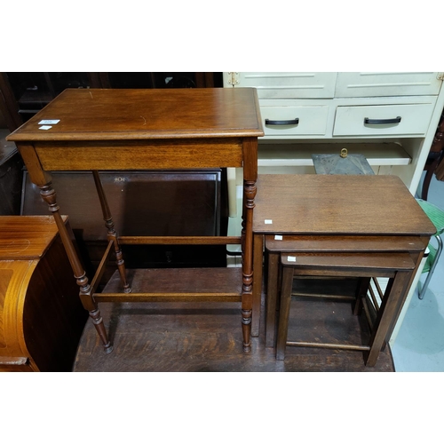 625 - A period style armchair with bergère caning