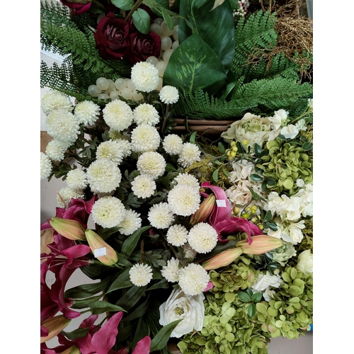 11 - A large quantity of artificial flowers
