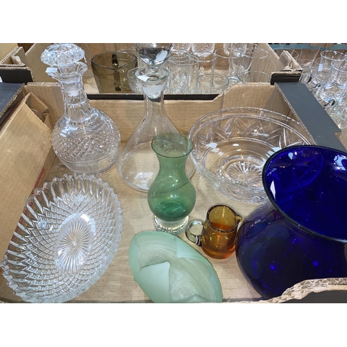 203 - A selection of cut and other glassware