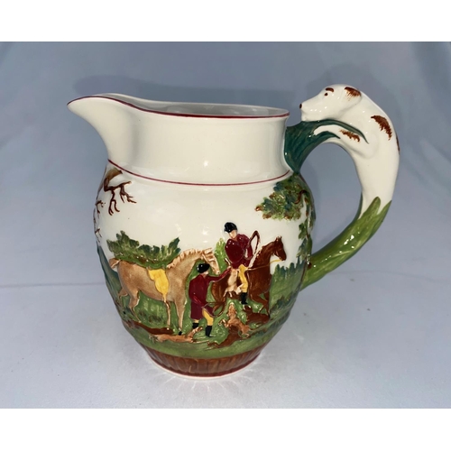 74 - A Wedgwood Dye Ken John Peel pottery jug 13cm