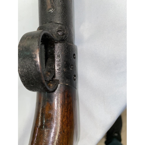 382 - A BSA lever action air rifle, stamped T3678