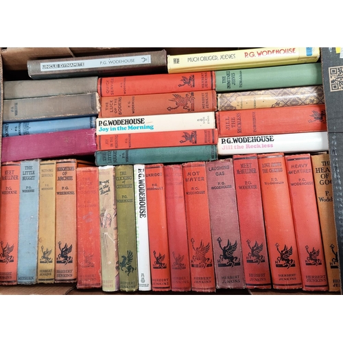 264 - A selection of P.G. Woodehouse hard backed books, mainly Herbert Jenkins publisher