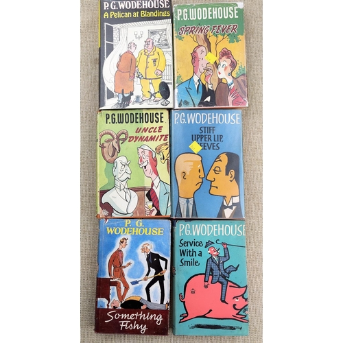 272 - 6 P.G. Woodehouse 1st editions in dust jackets