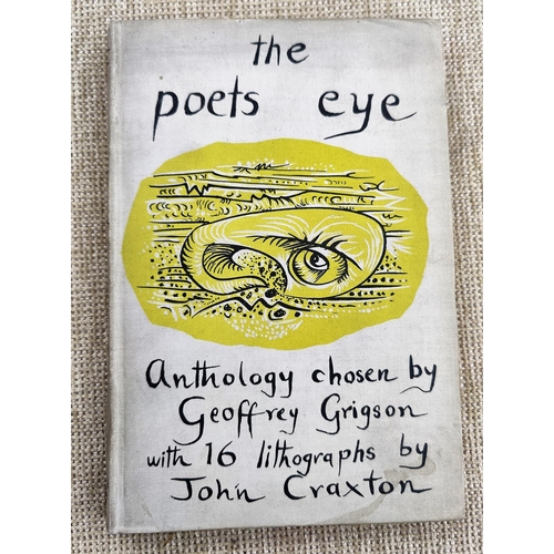 295 - THE POETS EYE - poetry anthology with 16 lithographs by John Craxton 1944