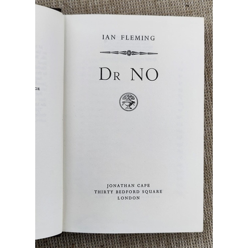 302 - FLEMING (IAN) - Dr No, 6th Impression, unclipped dust jacket in library cover, 1964