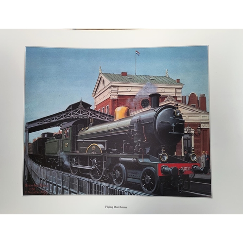 308 - King Steam - paintings and drawings by C Hamilton Ellis, ltd ed. 1971