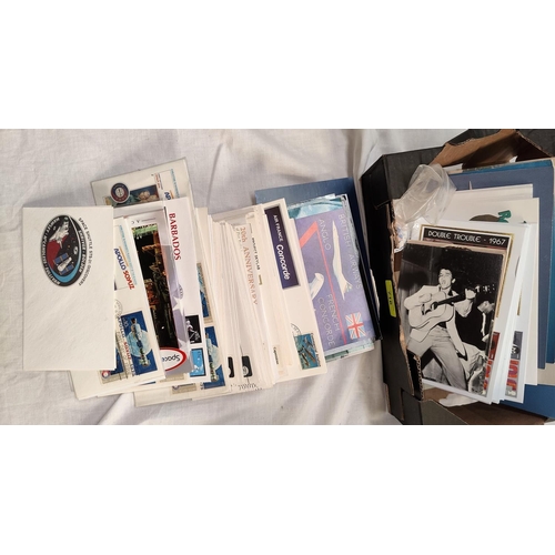 716 - A selection of Concorde souvenirs, US satellite covers etc