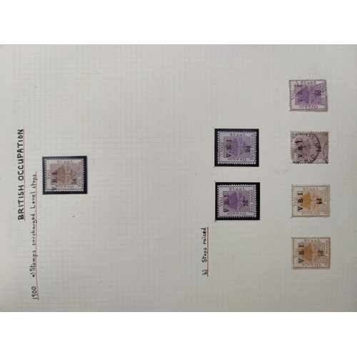719 - CAPE OF GOOD HOPE - a group of triangulars to 1s; a collection of stamps of South Africa including e... 