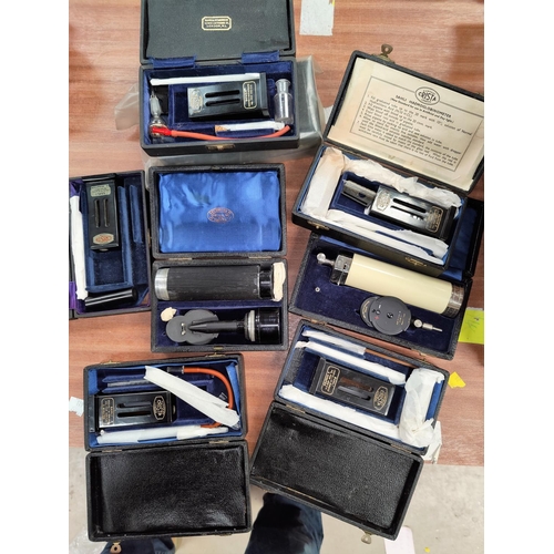 502 - A quantity of haemotometers and other cased medical instruments