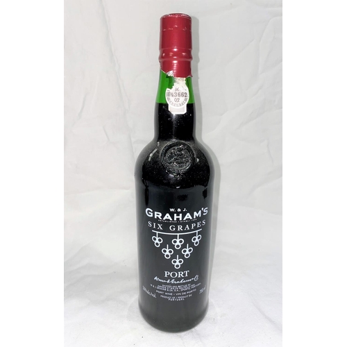 518 - W.J. Graham's Six Grapes port 750ml 20% alcohol