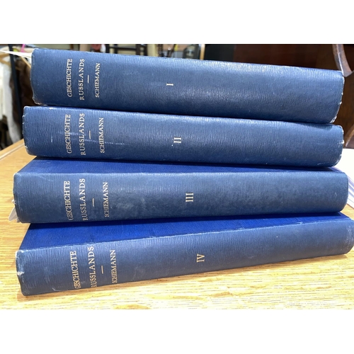 288 - SCHIEMANN (T) - Geschichte Russlands, 4 volumes, Berlin 1904