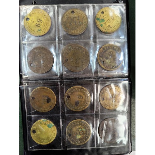 772 - A collection of clocking in tokens from 1890 / 1980
