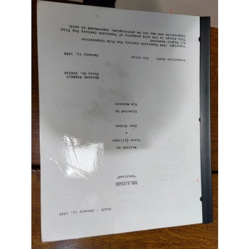 310 - A producers production draft full script for an episode of 