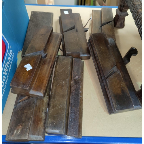 38 - A selection of old moulding and wood planes