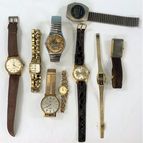 329 - Two gent's 'Senate' 17 jewel wristwatches; other ladies and gents wristwatches