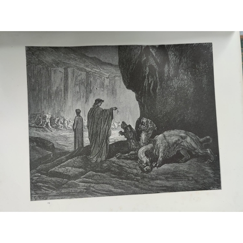 33 - Dante's Visions, 2 v, illustrated by Gustave Dore; other collectable books