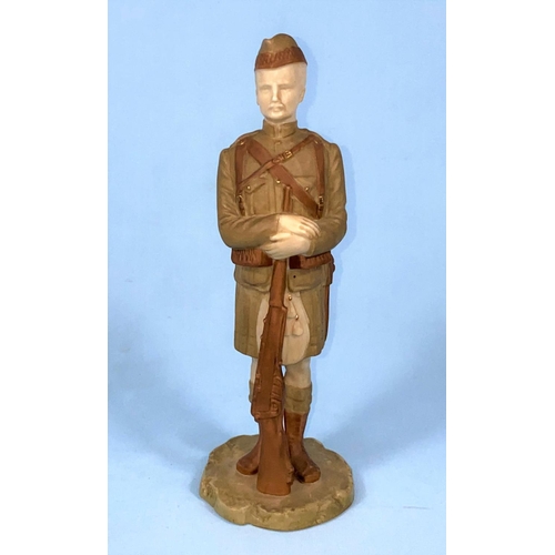 254a - A Royal Worcester figure 'Black Watch' 2109, Scottish soldier height 