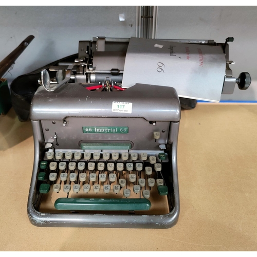 117 - An Imperial vintage typewriter