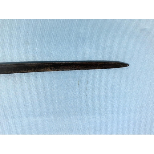 183 - An umarked 19th century musket socket bayonet 40cm blade