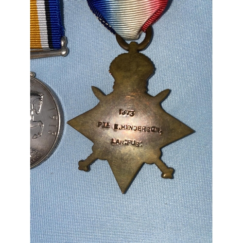 194 - 1773 Pte. K. Henderson 1/7th Lancashire Fusiliers, WWI 1914-15 star trio Killed in Action Gallipoli ... 