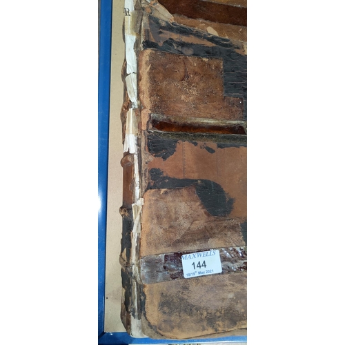 144 - A 1774 Bible for restoration.