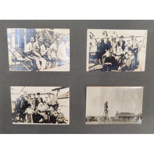 146 - An RAF service middle east photograph album, 1920's
Each photograph is 8cm x 5.5cm approx