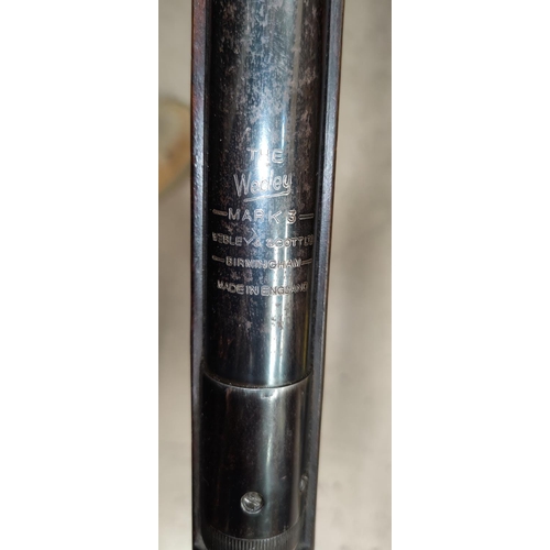 155 - A 'The Webley Mark 3' air rifle with leaver cocking action