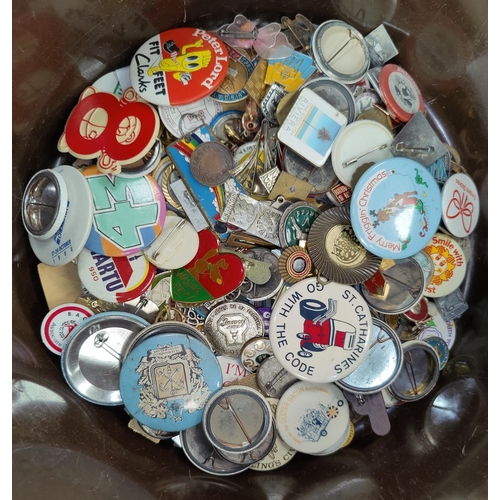 241 - A large collection of badges