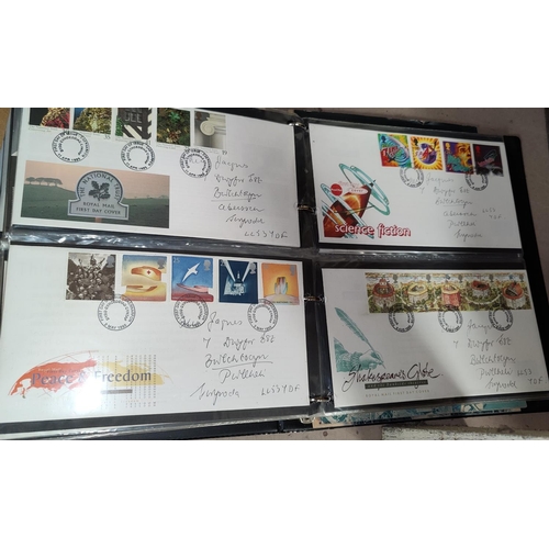 61B - A selection of FDCs in album and loose