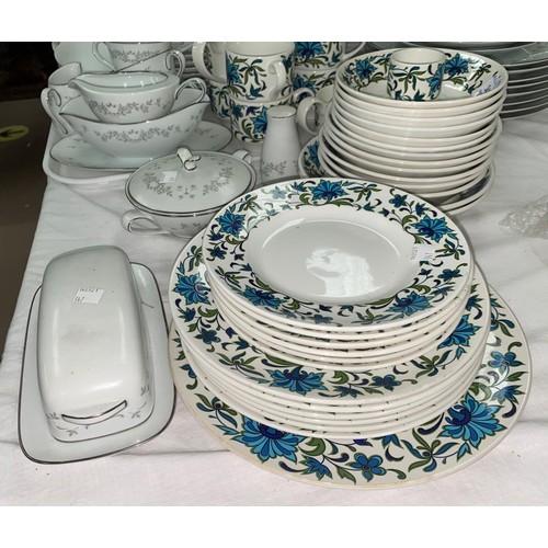 347 - A Midwinter 40 piece (approx) part dinner service and a Noritake 'Westview' 55 piece (approx) part d... 