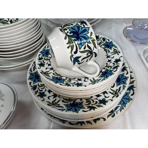 347 - A Midwinter 40 piece (approx) part dinner service and a Noritake 'Westview' 55 piece (approx) part d... 