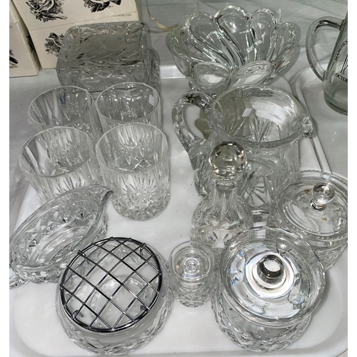 365a - A selection of decanters and glassware