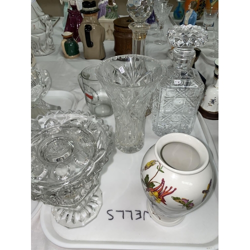 365a - A selection of decanters and glassware