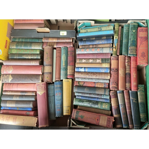 162 - A selection of early 20th century books with decorative linen covers