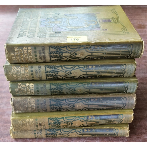 176 - THE MODERN BAKER, CONFECTIONER and CATERER, 6 vols, Gresham Publishing Co, 1909