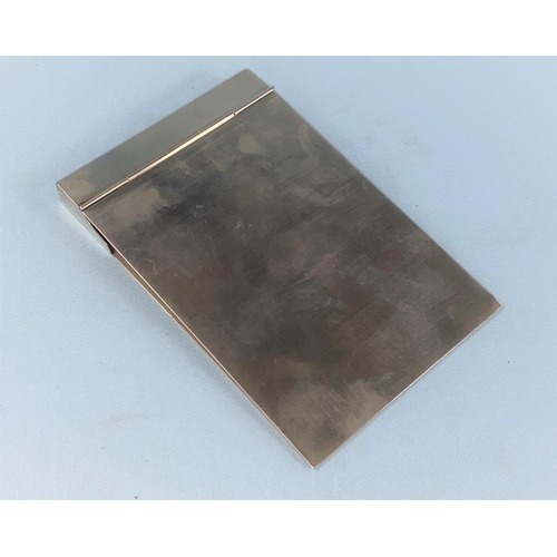573A - An Italian white metal note book holder, stamped 800, 5.7oz, 180gm
