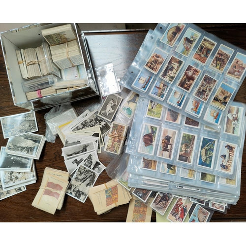 190a - Ten assorted sets of Players, Ogden and other cigarette cards and Kensitas Silks cards
