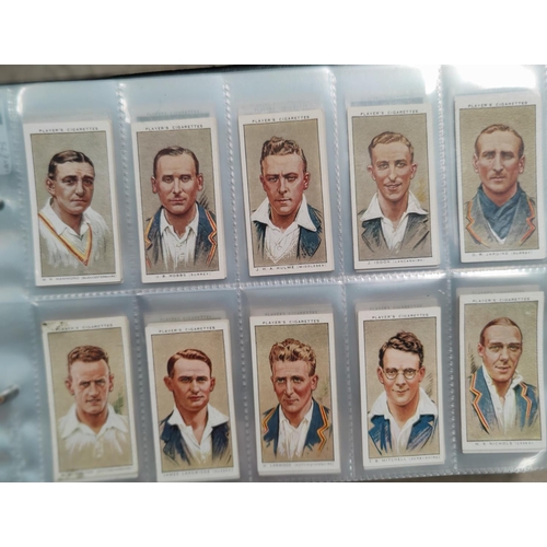 190G - 10 sets of Players cigarette cards including Tennis, 1934 Cricketers etc