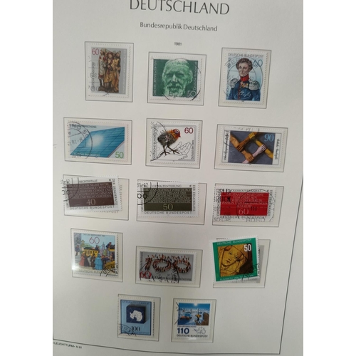 206 - Two albums of German stamps