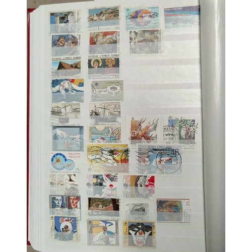 210 - A collection of mint and used Cyprus stamps and a small collection of Lichtenstein