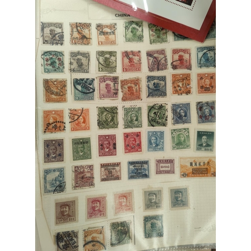 214 - A selection of Chinese stamps