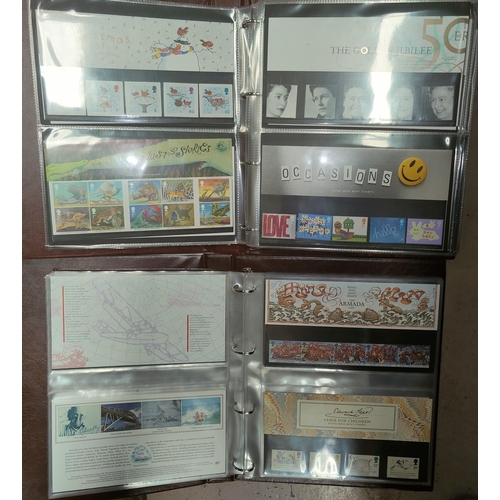 271 - GB: a collection of 64 presentation packs of commemorative stamps, in an album., another collection ... 