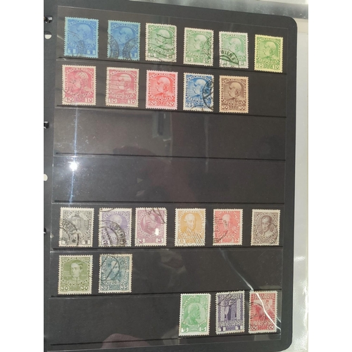 277 - An album of stamps to include Argentina, Belgium, Chile, Crete, Cuba, Ecuador, Monaco and another to... 