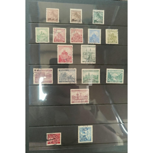 277 - An album of stamps to include Argentina, Belgium, Chile, Crete, Cuba, Ecuador, Monaco and another to... 