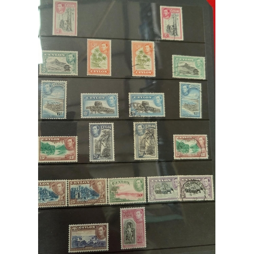 289 - An attractive collection of British Commonwealth stamps mainly GVI M/M to include Aden, Bahamas, Bec... 