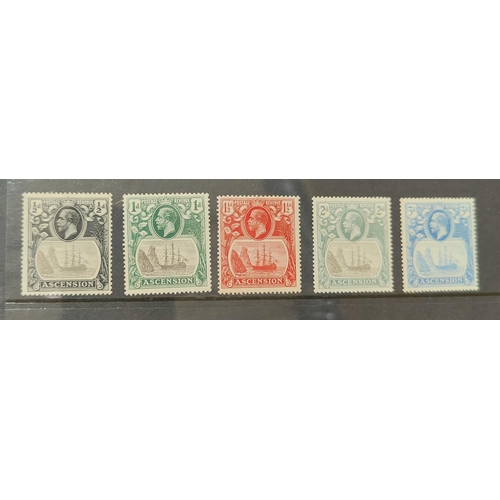 291 - A British empire collection in stock album to include Ascension, Bahamas GV to 10's, Barbados, Domin... 