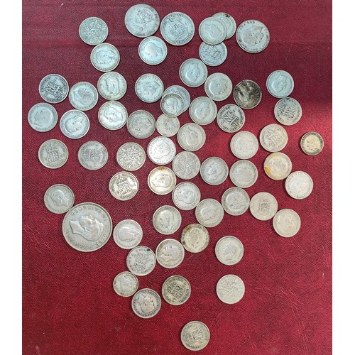 565a - A selection of GB pre 1947 silver coins, 5.6oz